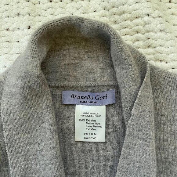 Brunella Gori Women's Merino Wool Cardigan Sweater - Size Small - Picture 2 of 4